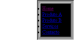 Menu com a div e a ul estilizada!