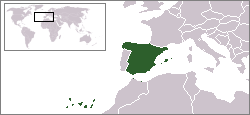 Kaarte van Spanje