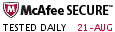 HACKER SAFE certified sites prevent over 99% of hacker crime.