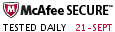 HACKER SAFE certified sites prevent over 99% of hacker crime.