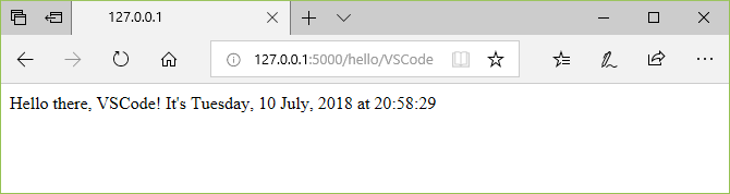 Result of the modified program