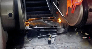 Фанаты ЦСКА пострадали в аварии на эскалаторе в Риме