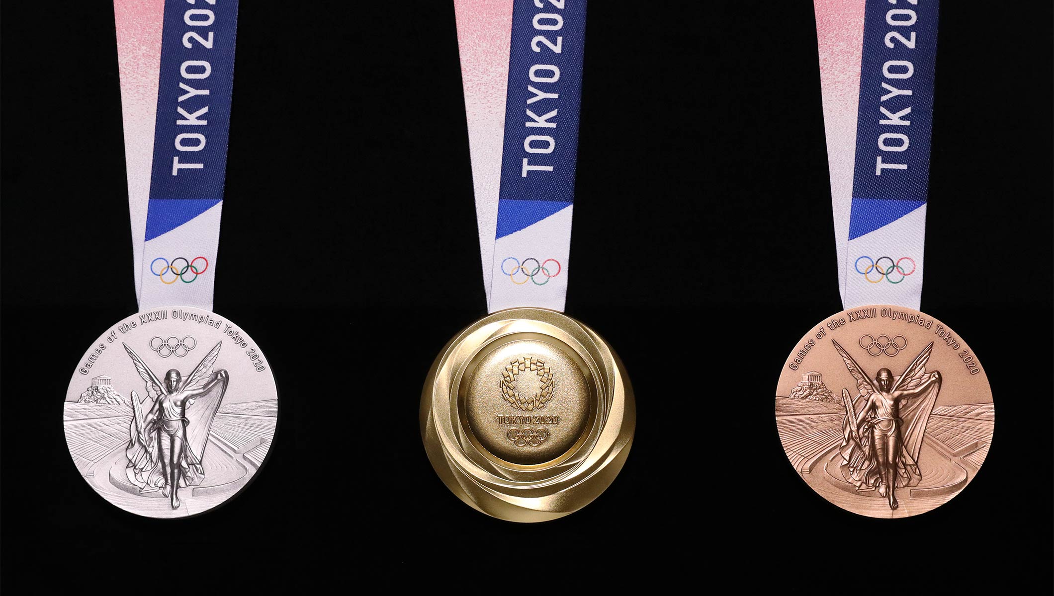 Designs of Tokyo 2020’s recycled medals unveiled