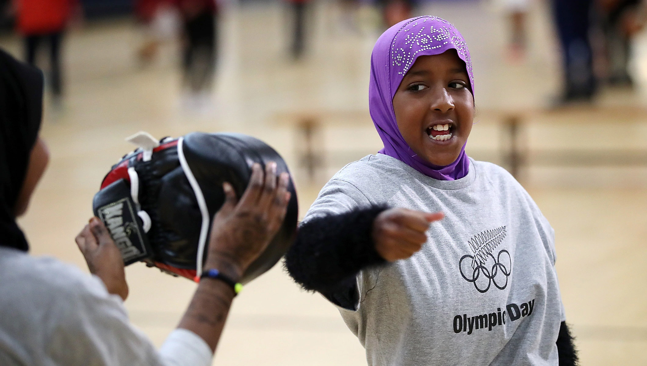 Refugees get active and embrace unique school sports day