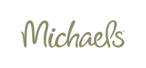 Michales logo in tan