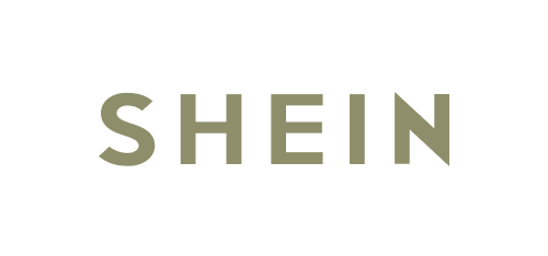Shein logo in tan