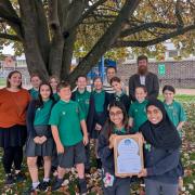 Yearsley Grove Primary School with their Healthy Schools bronze award